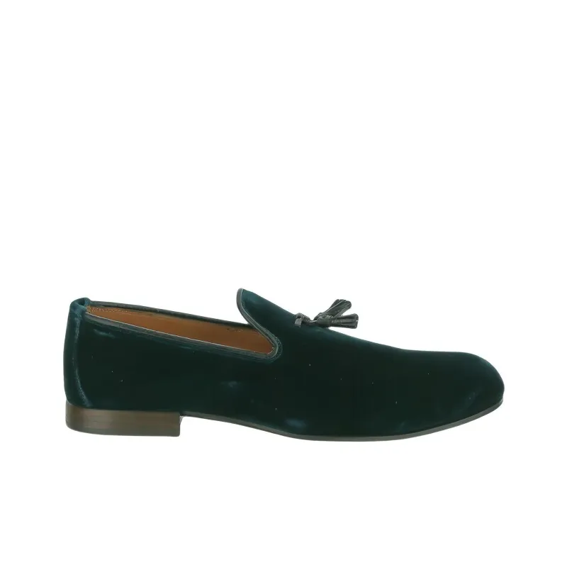 TOM FORD Velvet Nicholas Tassel-detail Slippers-1