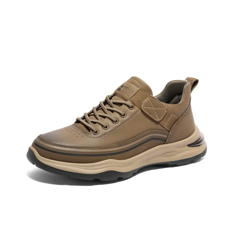 BELLE Work Boots Men's Black Khaki-2