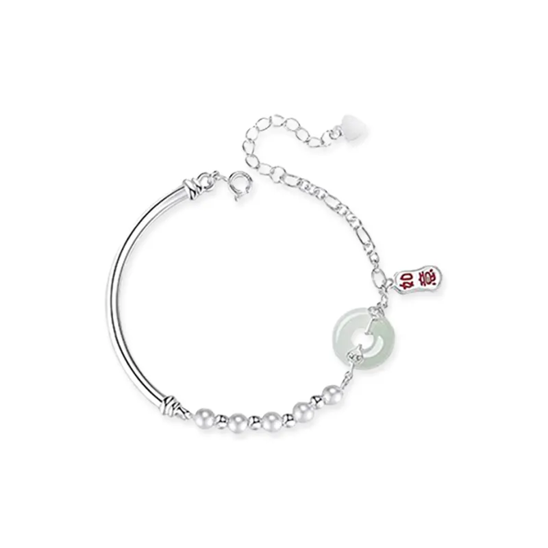 Chongqing Gold Store S925 Silver Bracelets Women's-0