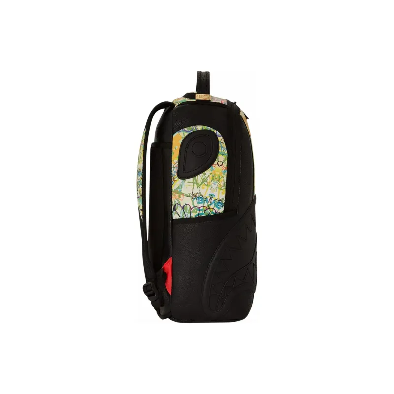 SPRAYGROUND Vivid Raceway Graffiti Dlxsv Backpack Black/Multicolor-1