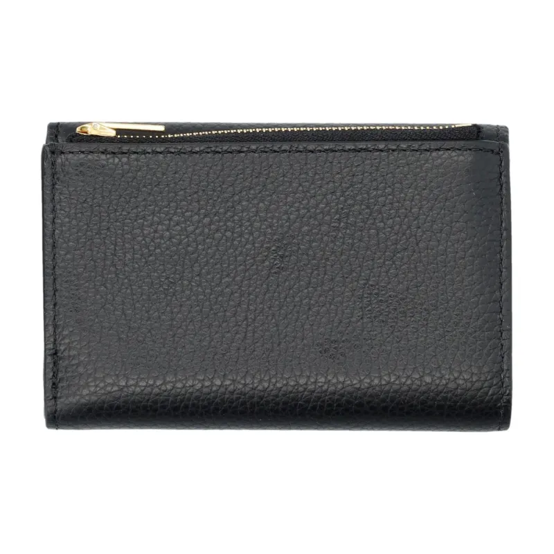 Mulberry Darley Cow Leather Wallet Women's Black-1