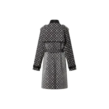 LOUIS VUITTON SS23 Trench Coat Women's Black