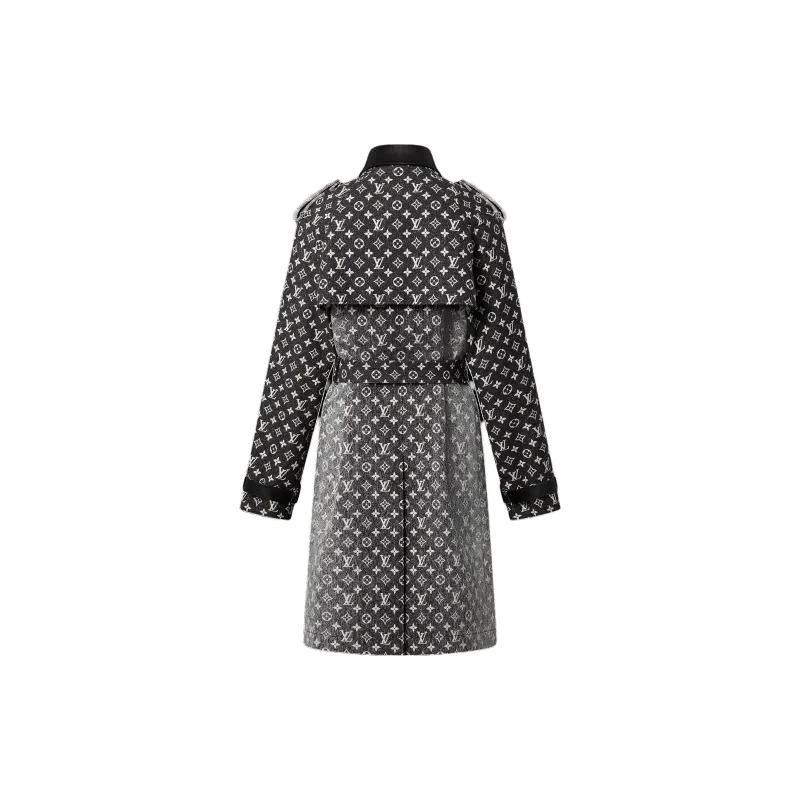 LOUIS VUITTON SS23 Trench Coat Women's Black-0
