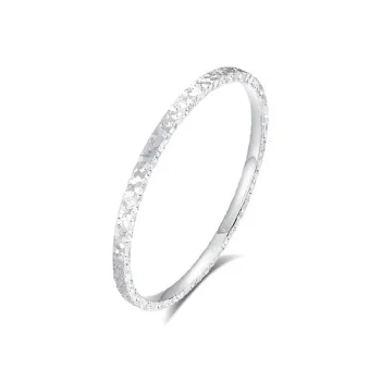 RURA S999 Fine Silver Bangles Women's Silver