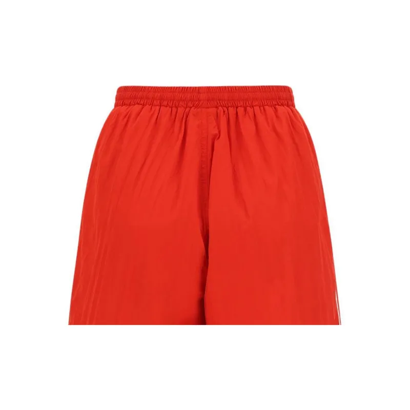 Balenciaga X Adidas Crepe Technical Fabric Shorts Red-4
