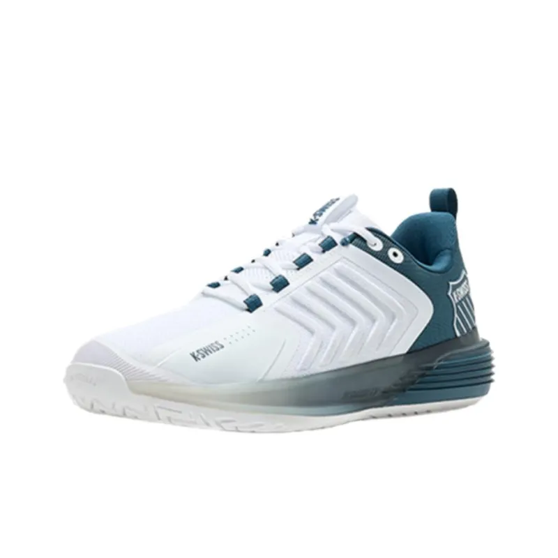 KSWISS Abrasion Resistant Low Top Tennis Shoes Men's White-0