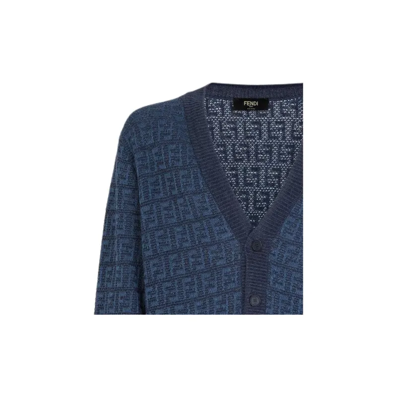 FENDI Ff Motif Regular Fit Cardigan-4