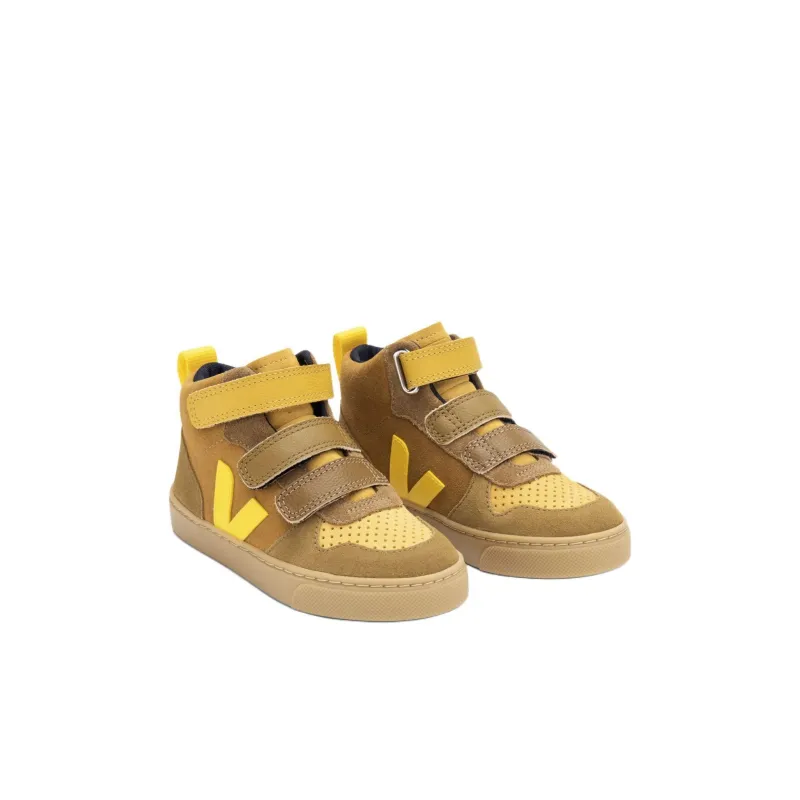 VEJA V-10 High-Top Kids' Skateboarding Shoes Brown Kids'-3