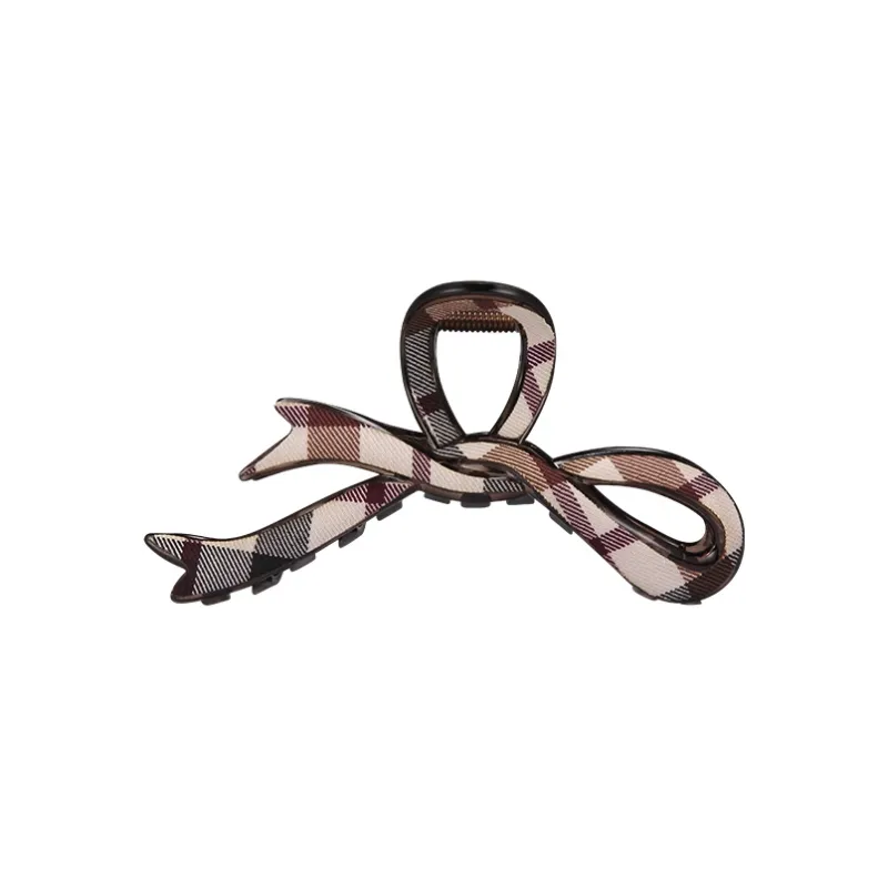 Peach Tea Acrylic Hair Clips Women's-5