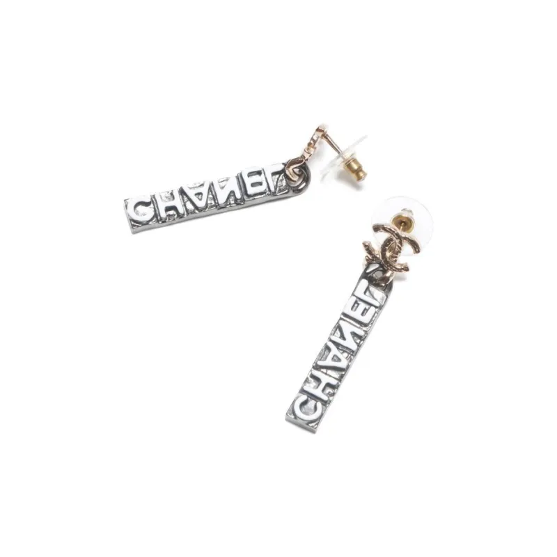 CHANEL 2021 Cc Logo Earrings-2