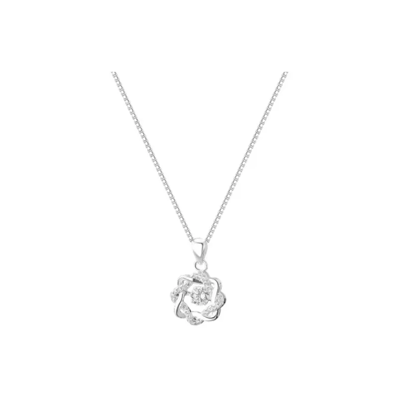 J&KINGLAY S925 Silver Necklaces Women's-0