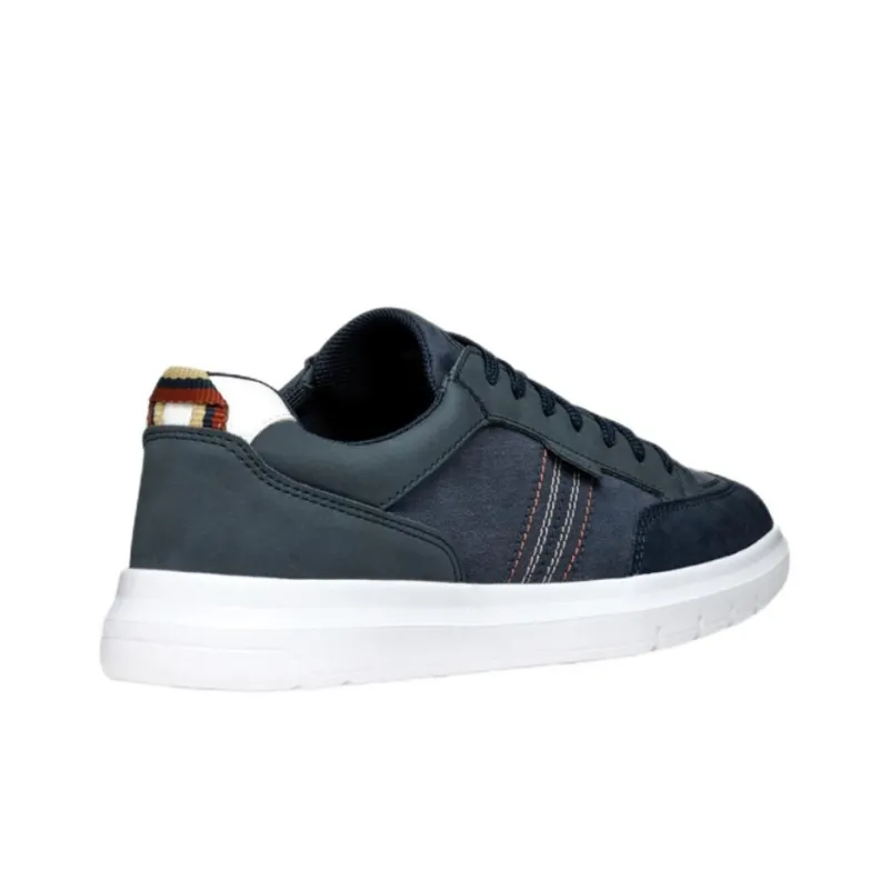 GEOX Merediano Anti-Slip Wear-Resistant Low-Top Casual Shoes Men's Marine Blue-3