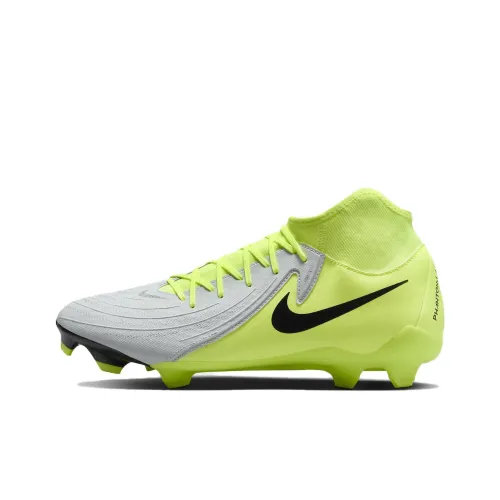 Nike Phantom Luna 2 Anti Slip Wear Resistant Soccer Shoes Unisex Neon Yellow