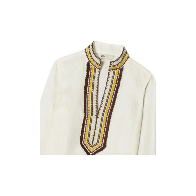 TORY BURCH Shirts Women's Ivory White-2