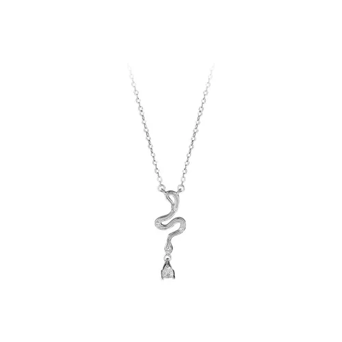 Nine Music S925 Silver Necklaces Women's Rose Gold