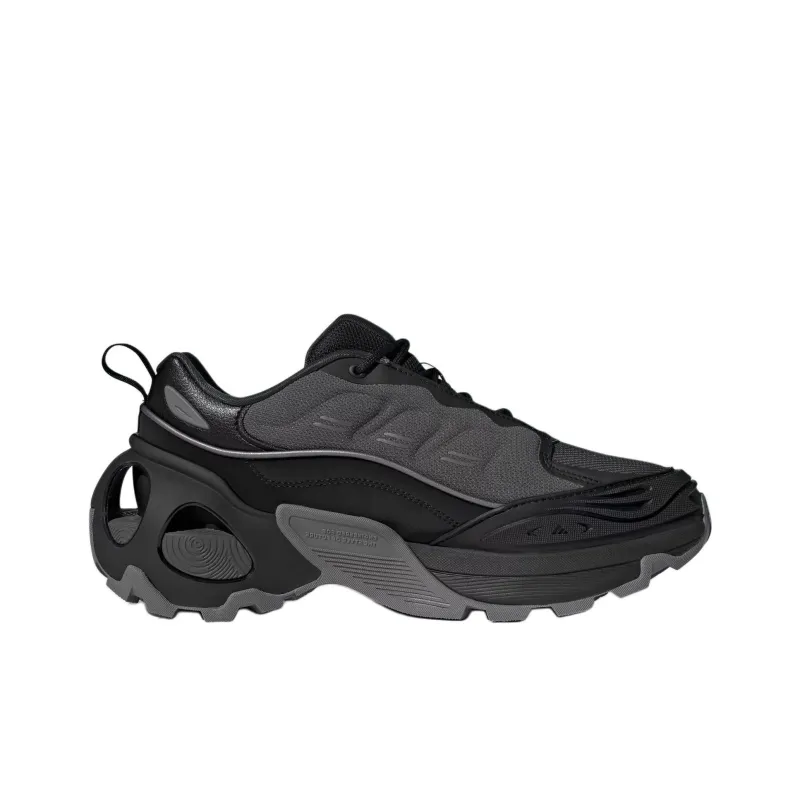 Adidas Wonder Runner Anti Slip Wear Resistant Low Top Running Shoes Unisex Black Gray Color-1