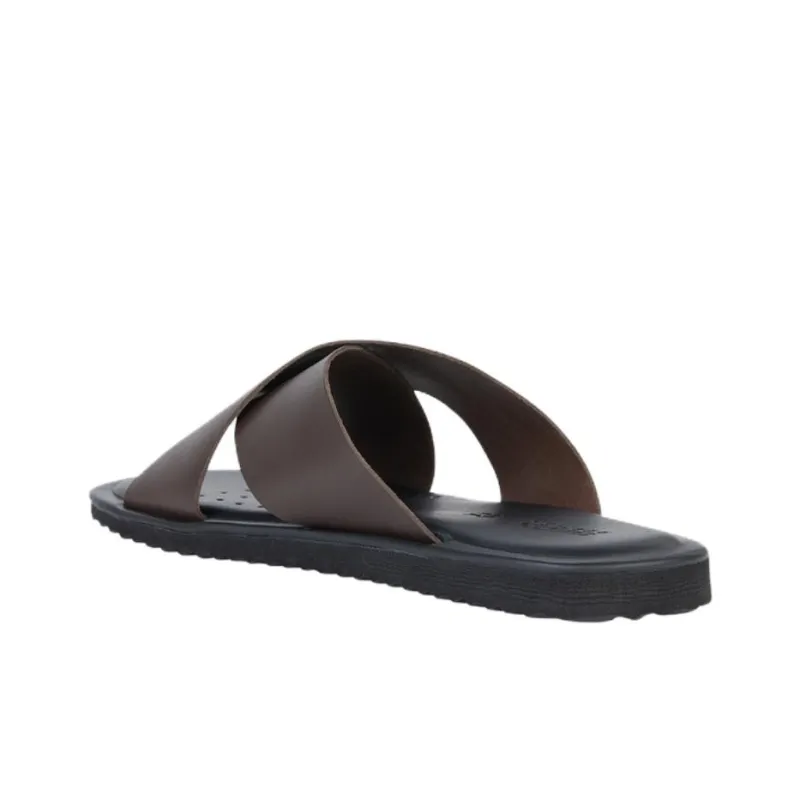 GEOX Erice Slip-Resistant Slide Slippers Men's Brown-2
