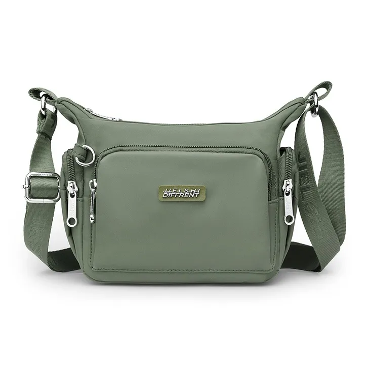 Gerlanx Nylon Fabric Crossbody Bag Unisex Multicolor-4