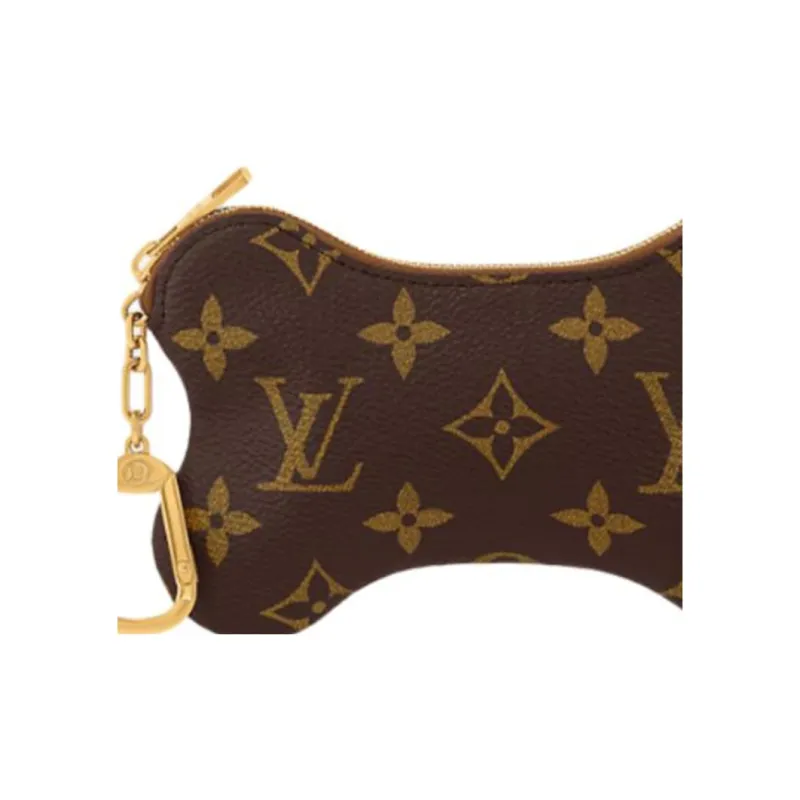 LOUIS VUITTON Bone Key Pouch Monogram-4