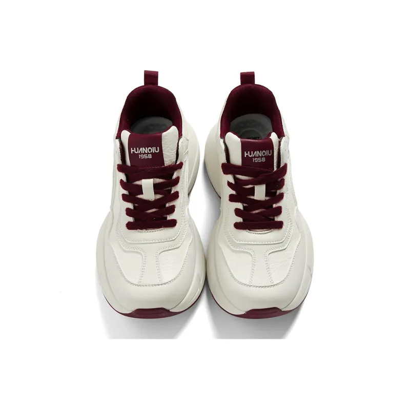 HUANQIU Cushioning Anti-Slip And Wear-Resistant Low-Top Chunky Sneakers Women's-9