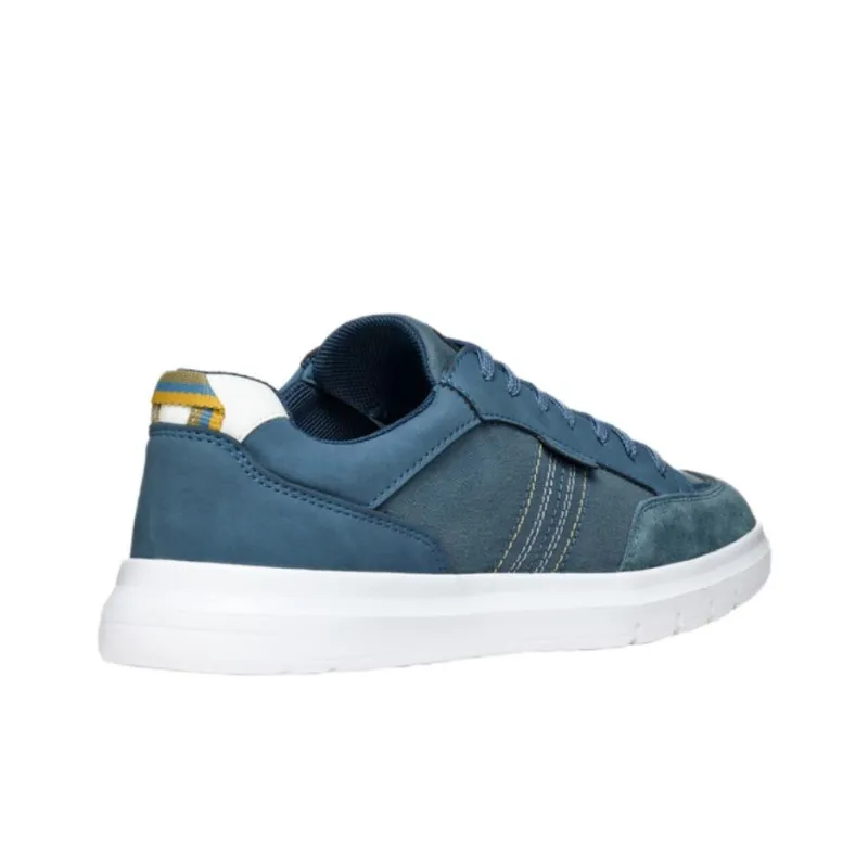 GEOX Merediano Anti-Slip Wear-Resistant Low-Top Casual Shoes Men's Blue-3