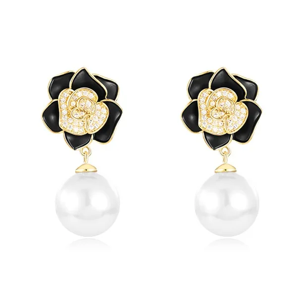 ONEKISS Gold Plated Copper Earrings Women's-0