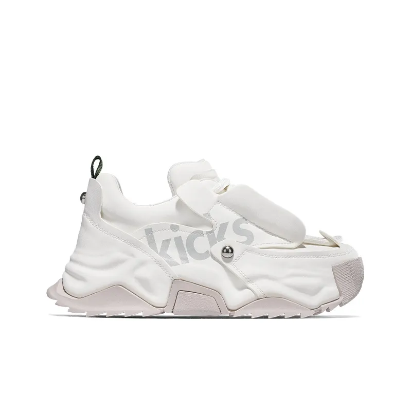SALAXI Cushioning Height Increase Low Top Chunky Sneakers Unisex-1