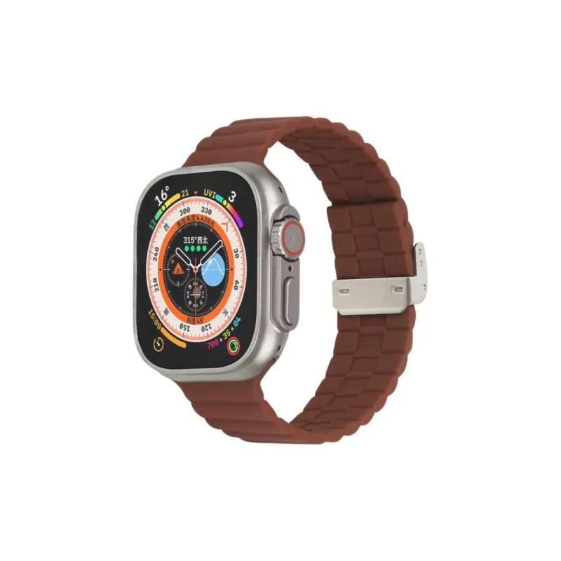 QIZHENG Watch Band Apple Compatibility Silicone Material-5
