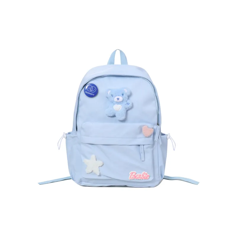 OTA Fabric Backpack Unisex Ecru/Blue-3