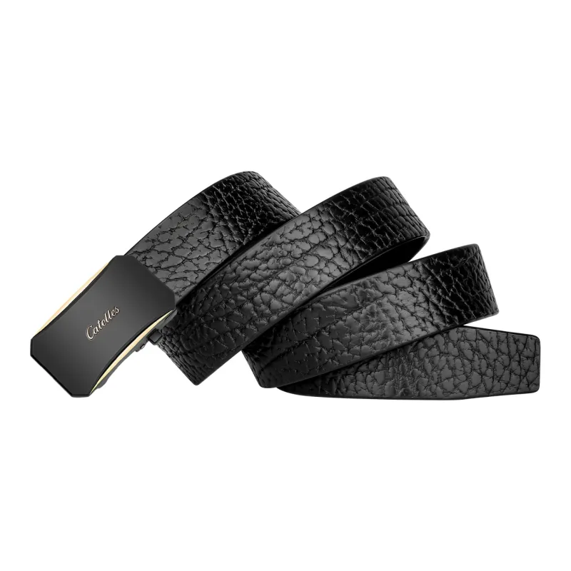 CATELLES Top Grain Cow Leather Leather Belts Men's 3.5cm-6