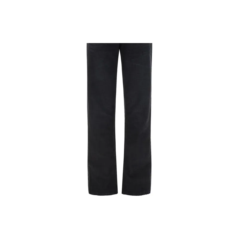 Balenciaga Low Waist Straight Pants Black-6