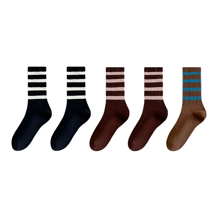 Caramella Mid Calf Socks Women's Combo Set-4