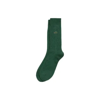 LACOSTE Mid-Calf Socks Men's 1 Pack Green