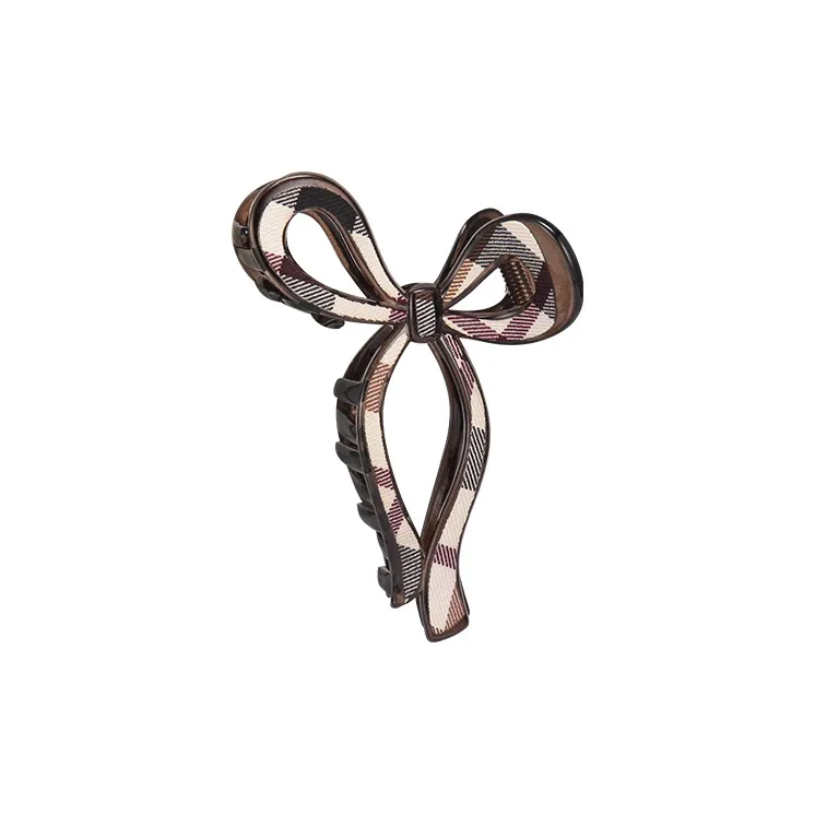 Peach Tea Acrylic Hair Clips Women's-0