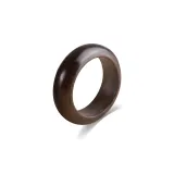 Sandalwood Plain Wood Finger Rings (Ebony Wood)