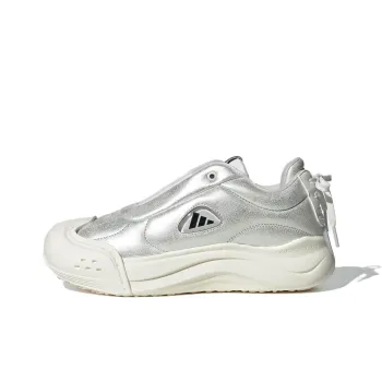 Adidas MAXXCOURT FOS Anti Slip Wear Resistant Low Top Casual Shoes Women's Silver White