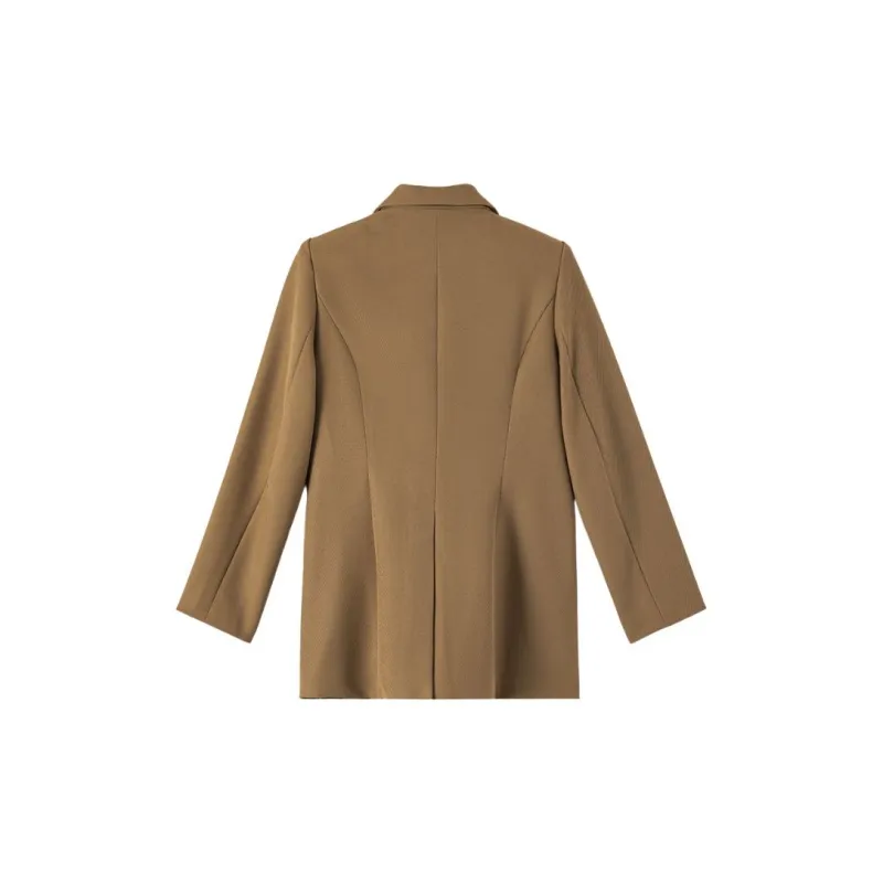 Late White Business Suit Women's Khaki-1