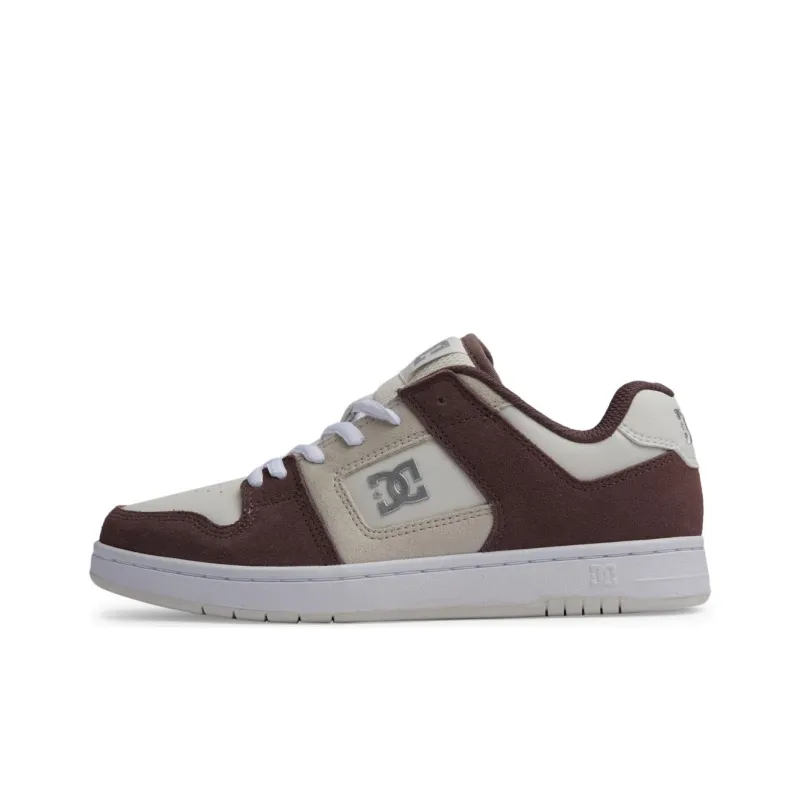 DC Shoes Manteca Low Top Skateboard Shoes Women's Beige Umber-0