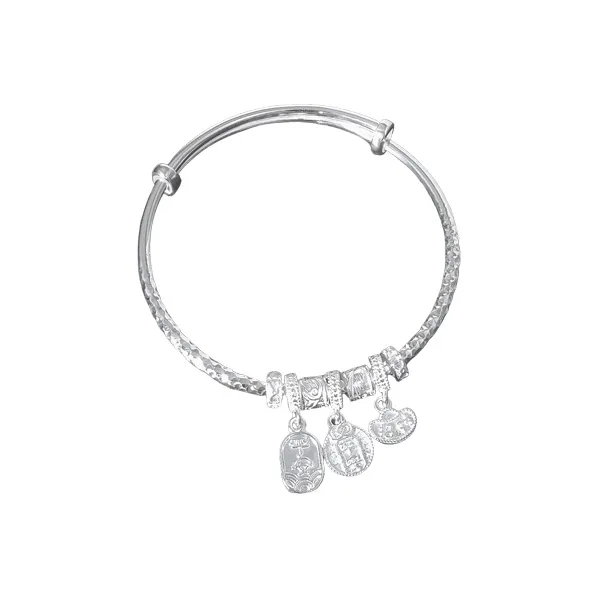 CUTE DAME S999 Sterling Silver Bracelets Women's Silver-0