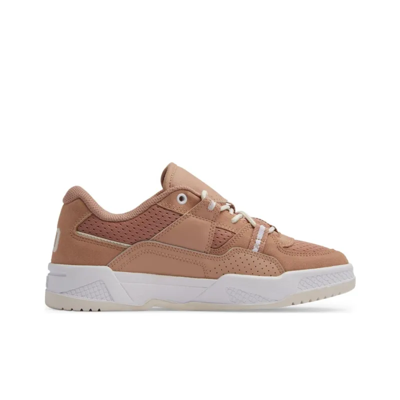 DC Shoes Construct Anti Slip Wear Resistant Low Top Skateboard Shoes Women's Brown-1