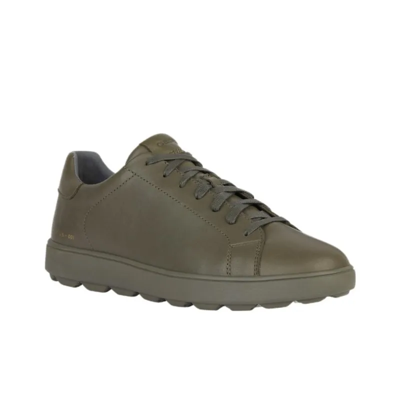 GEOX Spherica Ecub-1 Anti-Slip Wear-Resistant Low-Top Casual Shoes Men's Army Green-1