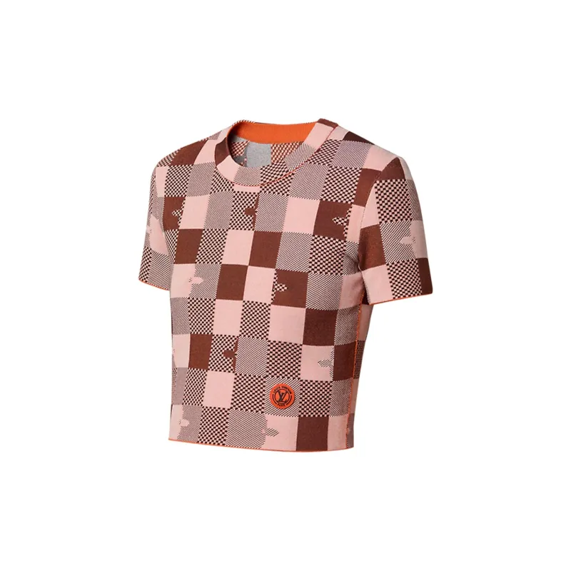 LOUIS VUITTON SS23 T Shirt Women's Rose Red-2