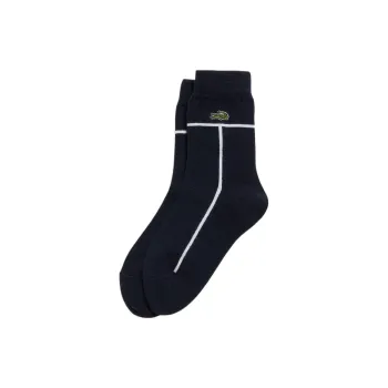 LACOSTE Mid Calf Socks Men's 1 Pack Marine Blue