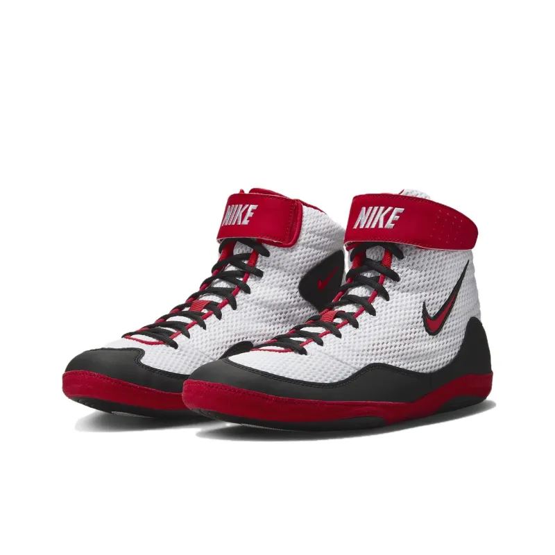 Nike Inflict White Black University Red-2