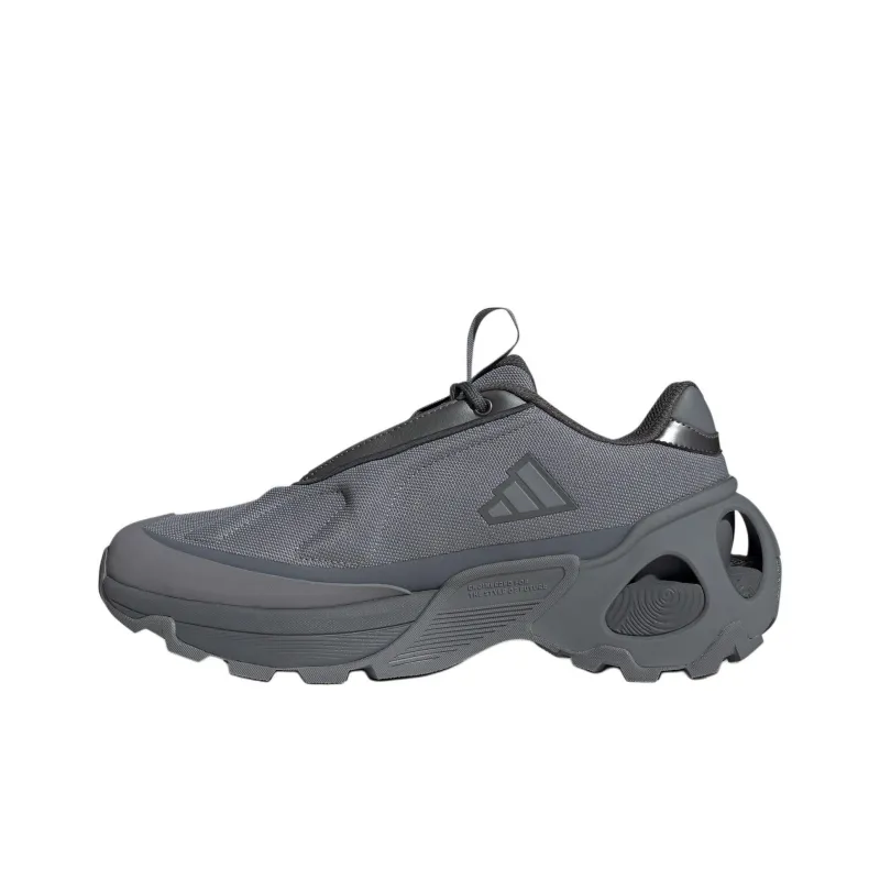 Adidas Edge Runner Anti Slip Wear Resistant Low Top Casual Running Shoes Unisex Dark Gray-1