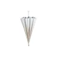 Straight Shaft Automatic Umbrella with Vinyl Fabric Digital Printing Heart Controller--Cream Brown