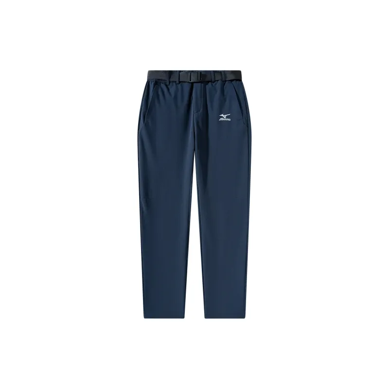 Mizuno Windbreaker Pants Men's Navy Blue Comes With Necklace-1
