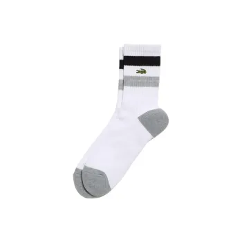 LACOSTE Mid Calf Socks Men's 1 Pack Gray