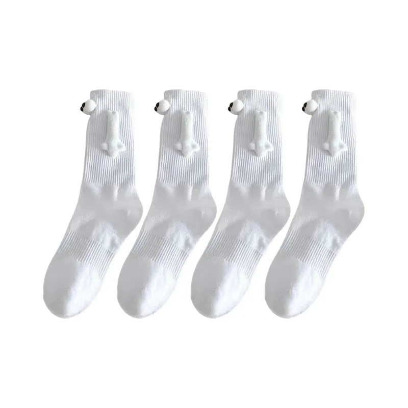 BEAR UNION Knee-High Socks Unisex 4 Pack-6