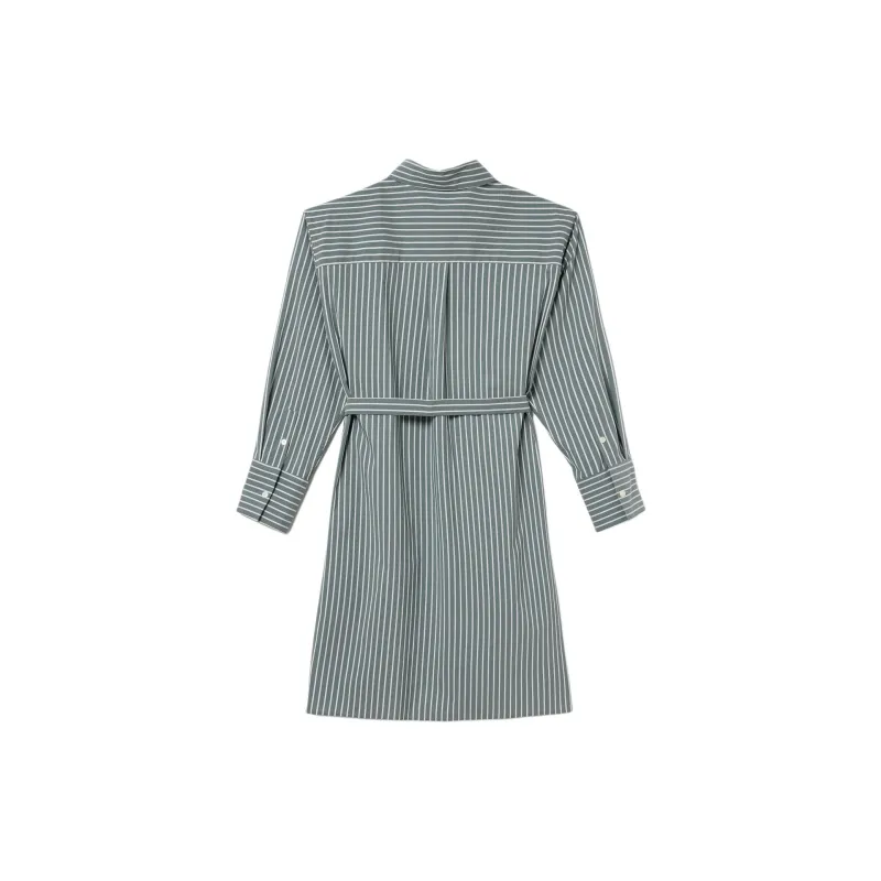 LACOSTE Long Sleeved Dress Women's Green-1